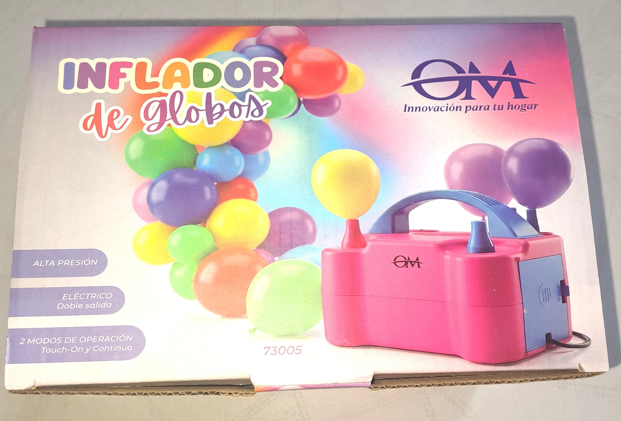 Inflador eléctrico de globos OM 73005